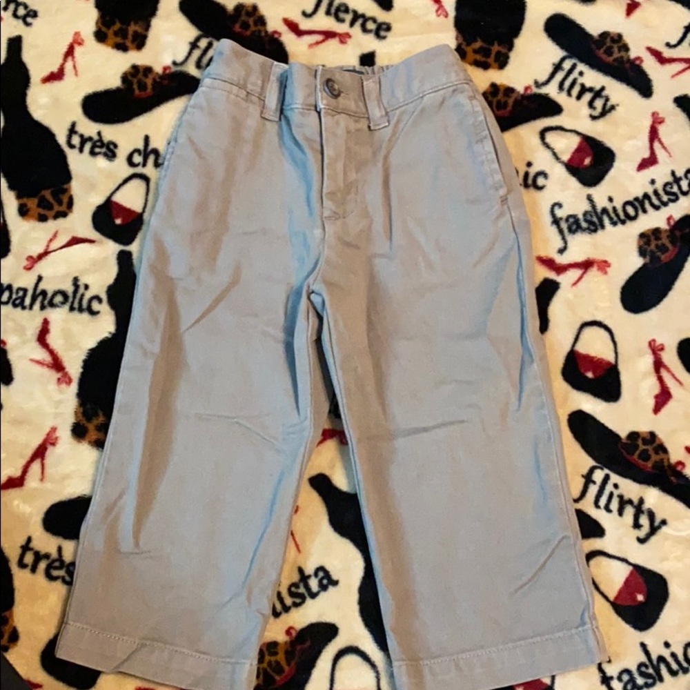 Boys grey polo slacks